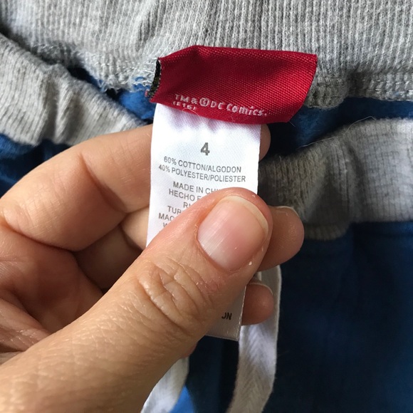 SOLD // Superman sweat pants 4 - Picture 4 of 4